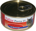 Feline Porta 21 Thunfischfleisch mit Rind in Gel