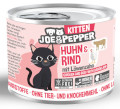 Joe & Pepper Cat Kitten Huhn & Rind