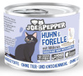 Joe & Pepper Cat Huhn & Forelle mit Möhren