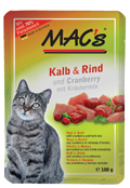 MAC's Pouch Pack Kalb und Rind und Cranberry mit Kräutermix
