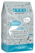 Grau Forelle mit Kartoffel